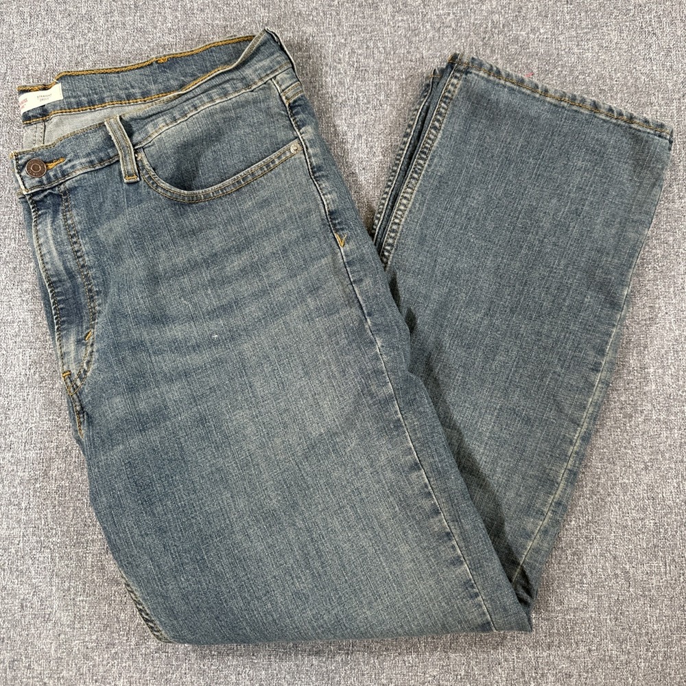Levi Strauss Signature Straight Jeans Mens‎ 38x30 Blue Denim Casual